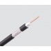 RG6 coaxial cable ทองแดง 30% 300 เมตร / ม้วน สีดำ ใส่ Roll ไม้