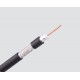 RG6 coaxial cable ทองแดง 20% 100 เมตร / ม้วน สีดำ PVC firm Package