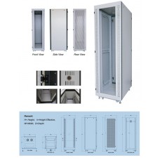 19" HIGH QUALITY EXPORT RACK 15U (60x80 cm.)